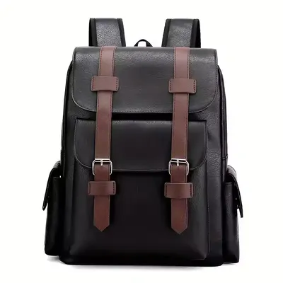 CASUAL LEATHER BACKPACK 