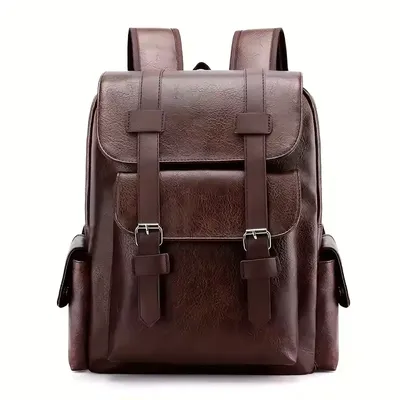 CASUAL LEATHER BACKPACK 