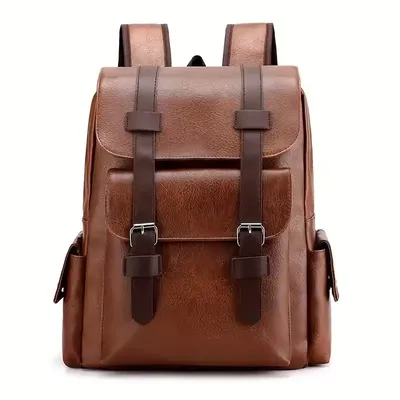 CASUAL LEATHER BACKPACK 