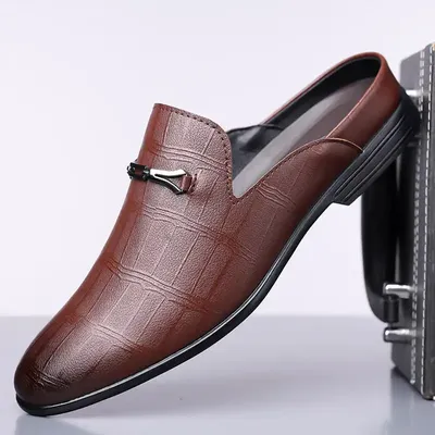 TOE SLIP-ON DRESS SHOES