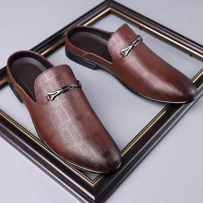 TOE SLIP-ON DRESS SHOES