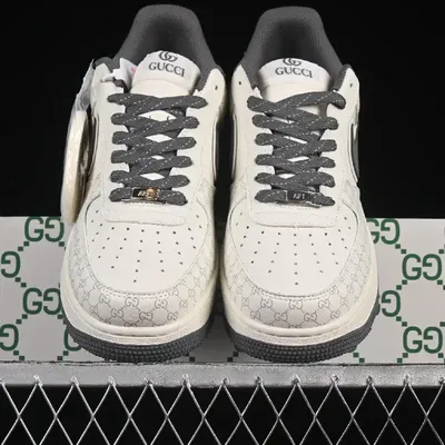 NIKE AIR FORCE GUCCI SNEAKERS GREY 1:1