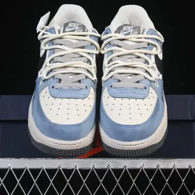 NIKE SPORTS SHOES OFF-WHITE-BLUE 1:1