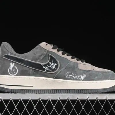 NIKE AIR FORCE BROWNISH-GREY 1:1