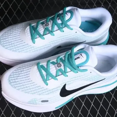 NIKE RUNNING SHOES WHITE-TEAL-BLACK 1:1