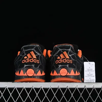 ADIDAS CASUAL SHOES BLACK-ORANGE 1:1
