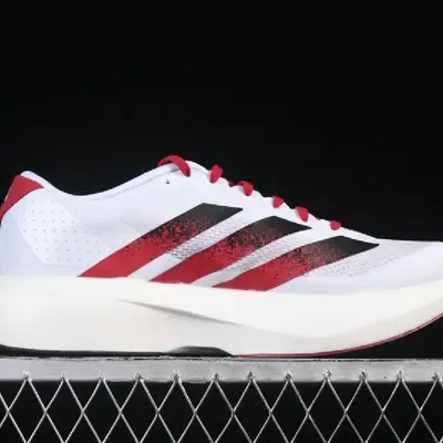 ADIDAS RUNNING SHOES WHITE-RED1:1