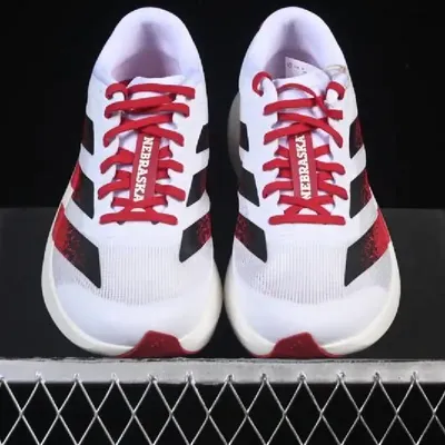 ADIDAS RUNNING SHOES WHITE-RED1:1