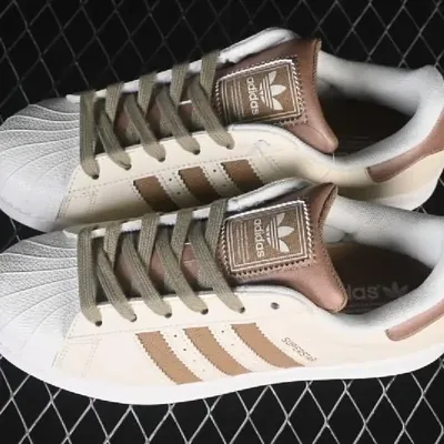 ADIDAS SNEAKERS WHITE-BROWN 1:1