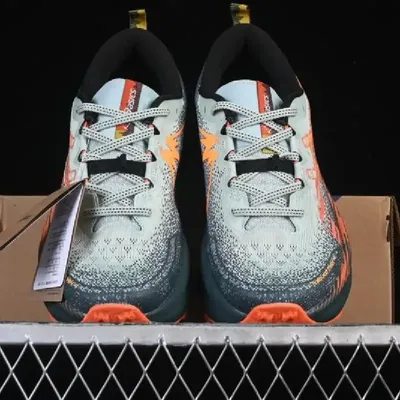 ASICS TRABUCO MAX SHOES GREY-ORANGE 1:1