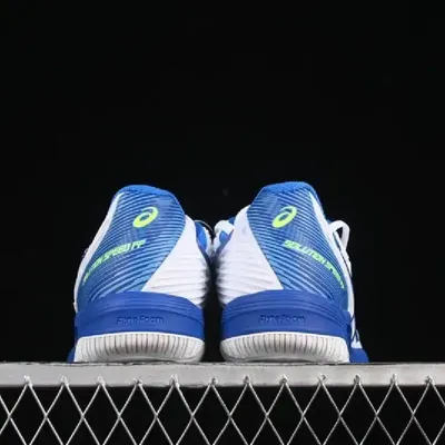 ASICS SOLUTION SHOES WHITE-BLUE 1:1