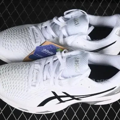 ASICS SOLUTION SHOES WHITE-BLACK 1:1