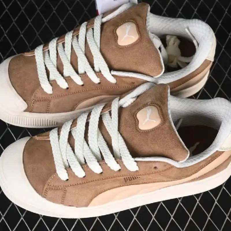 PUMA SUEDE XL CRUSH PRESERVES SHOES BROWN 1:1