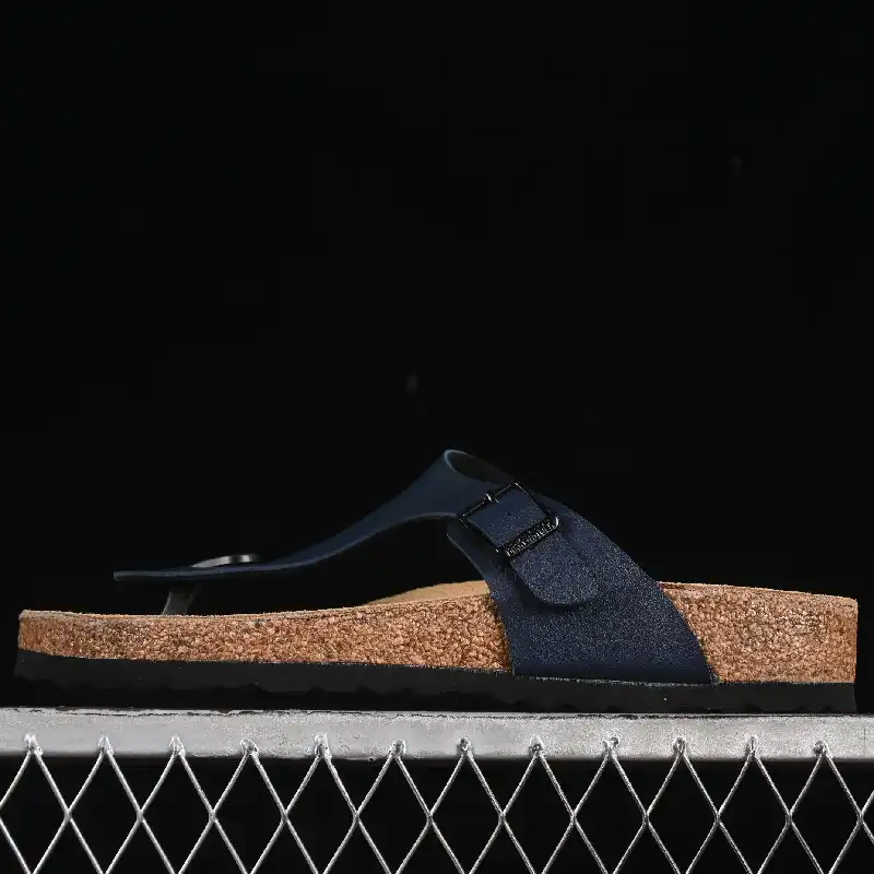 BIRKENSTOCK GIZEH THONG SANDALS DARK BLUE 