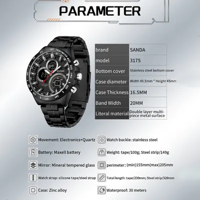 SANDA MULTI-FUNCTIONAL PO-S3175BB
