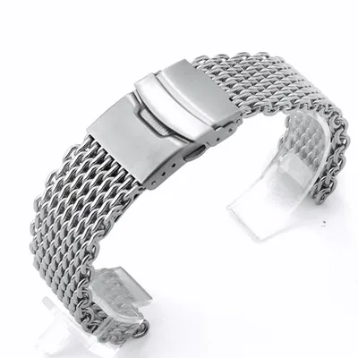 MILANESE STAINLESS STEEL MESH WATCH STRAP PO-0107S