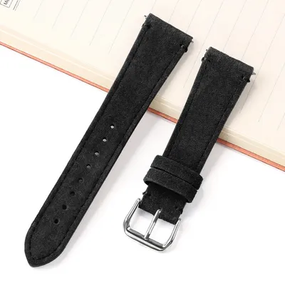 HIGH END SUEDE LEATHER WATCH STRAP PO-WBG0274BS