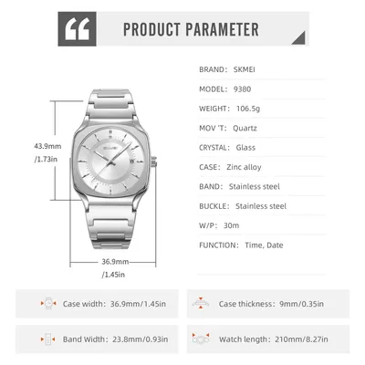 SKMEI QUARTZ PO-SK9380SW