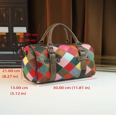 New high-quality cowhide handbag