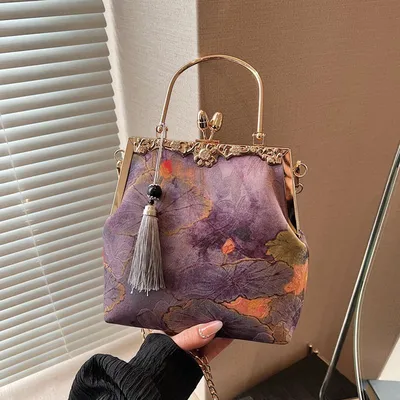 Velvet Knot Ladies Clutch