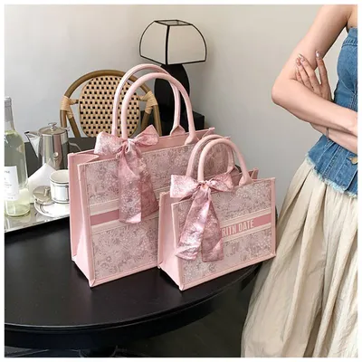 Letter Print Large Capacity Tote Bag