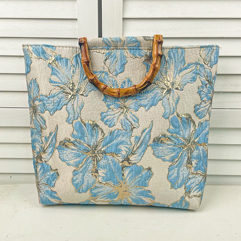 Bamboo Monet Tote Handbag