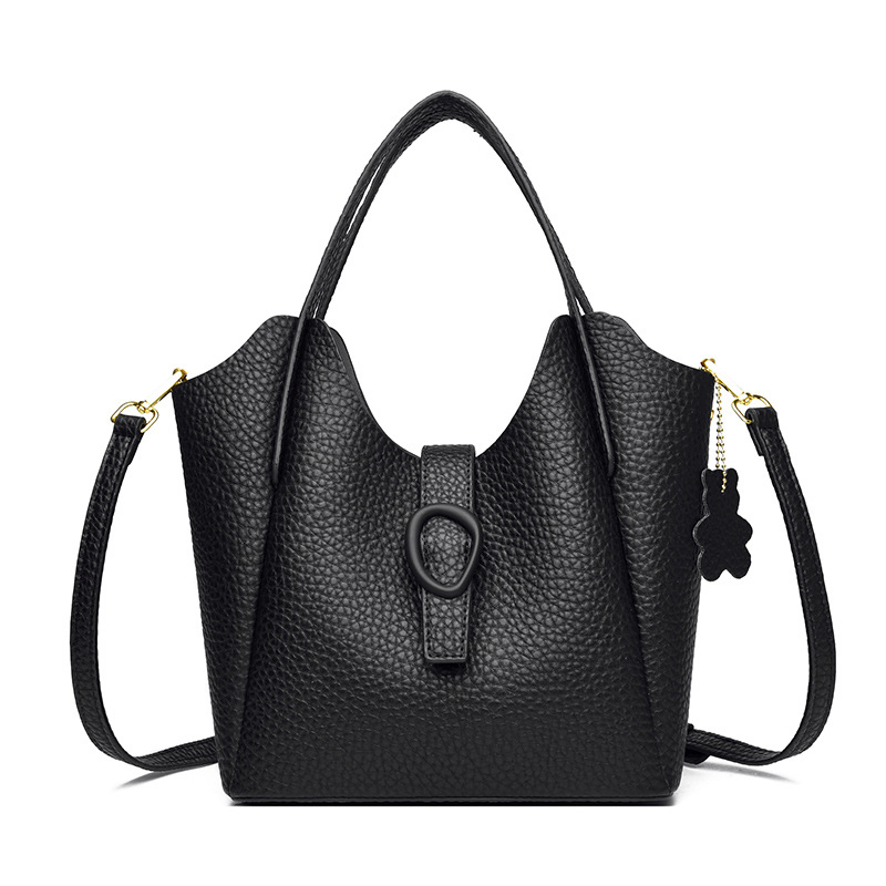 Soft Leather Basket Bag 