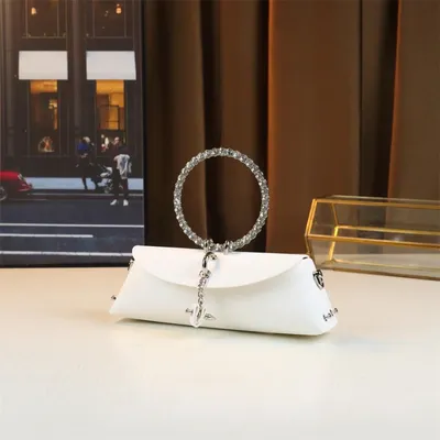 Ring Handbag Rhinestones for Dinner Bag