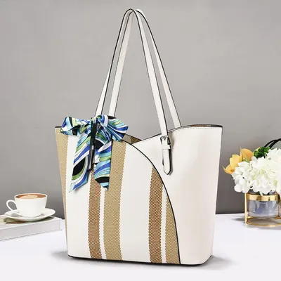 Bowknot Scarf Woman Shoulder Bags