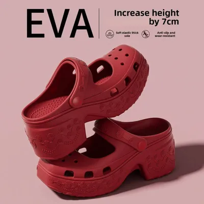 High-Heeled Clogs