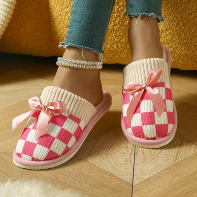  Checkered Women Slipper