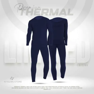 Unisex Premium Thermal 1 Set- Navy