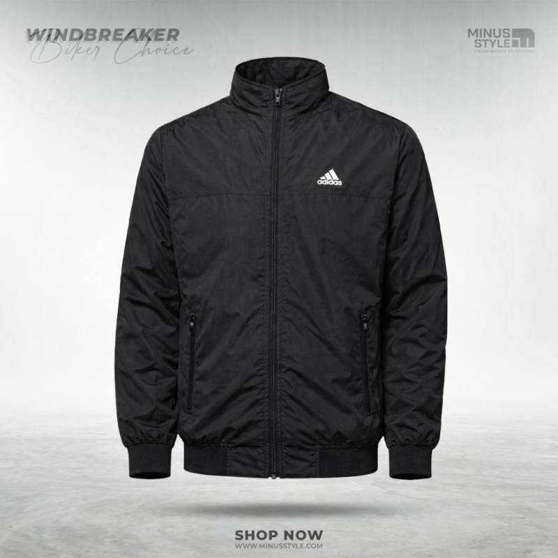 Mash Adidas Hooded Windbreaker-Black