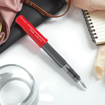 Pilot Kakuno Fountain Pen - Red 