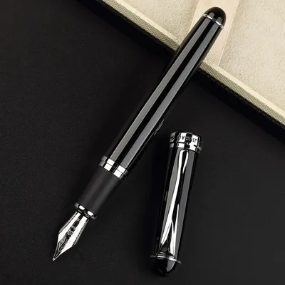 JINHAO X750 Glossy Black Fountain Pen 