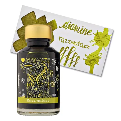 Diamine Shimmer Ink Bottle, Razzmatazz - 50ml 