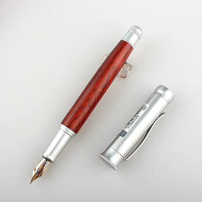 High Quality Brand red wooden Fountain Pen