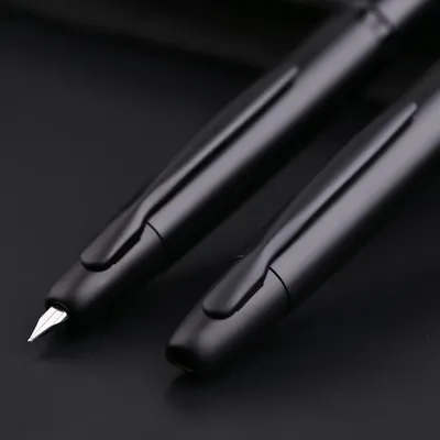 Moonman / Majohn A1 Press Fountain Pen Matte Black – Retractable Extra Fine Nib (Clip)