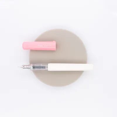 Pilot Kakuno Fountain Pen - Soft Pink/White  EF