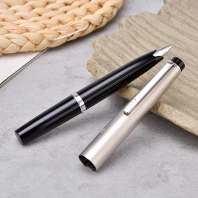 Jinhao 59 Fountain Pen Black Silver