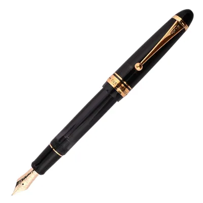 Pilot Custom 823 Fountain Pen Smoke Grey Gold Trim - 14K Gold