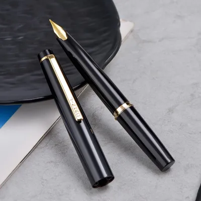 Jinhao 59 Fountain Pen Black Golden