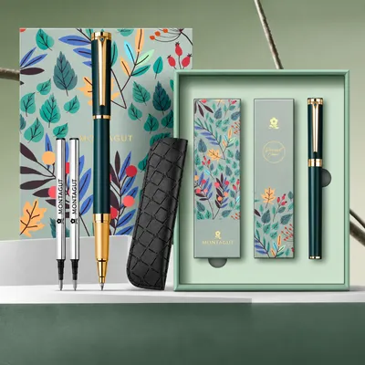Montagut M702 S2 Luxurious 0.5mm Rollerball Pen Gift Set