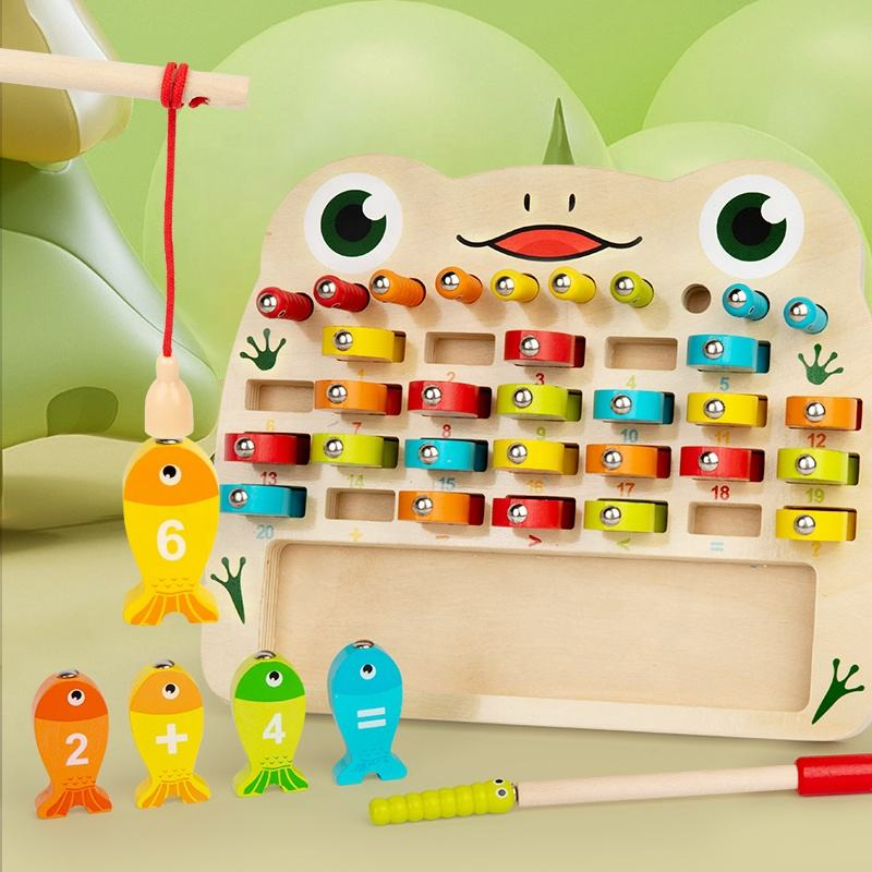 Early Education Interactive Magnetic Fishing Puzzle Toy