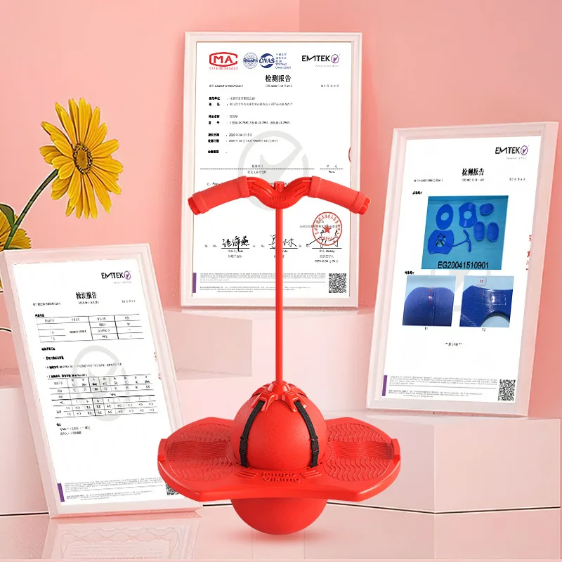 Children's Fitness with Balance Bouncing Ball