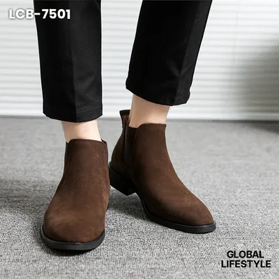 Men's Suede British Chelsea Boots