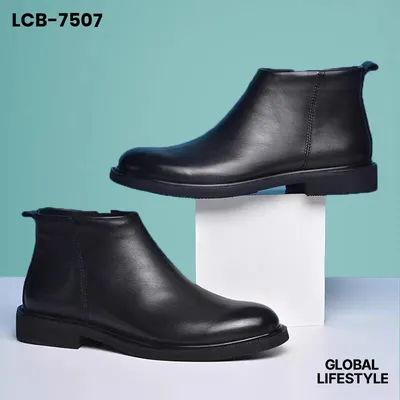 Men's European Style Leather Chelsea Boots