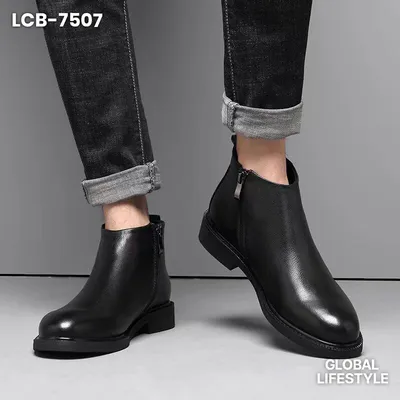 Men's European Style Leather Chelsea Boots