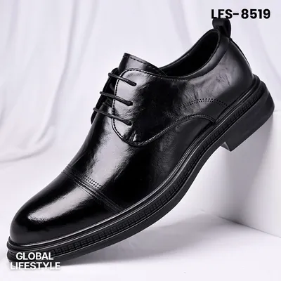 Men's Leather Breathable Korean Style Trendy Versatile Shoes