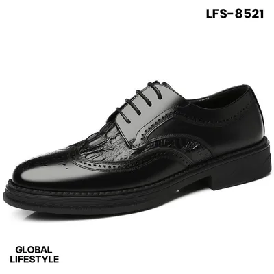 Men's genuine leather British Brogue leather shoes